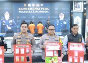 Polresta Samarinda Ungkap 2,7 Kg Sabu Senilai Rp4,2 Miliar Sepanjang Juli 2025