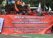 Aksi Buruh Tolak UMP di Jakarta Berakhir, Arus Lalu Lintas Kembali Normal
