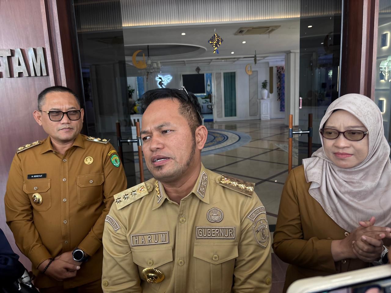 Teks foto: Gubernur Kalimantan Timur Rudy Mas’ud