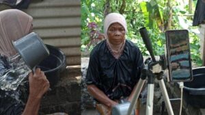 Nenek Sari Enggan Berhenti Mandi Lumpur Saat Live TikTok, Segini Pendapatannya
