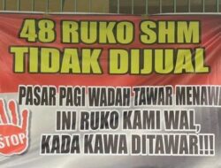 48 Pemilik Ruko Tolak Revitalisasi Pasar Pagi, Sebagian Justru Mendukung