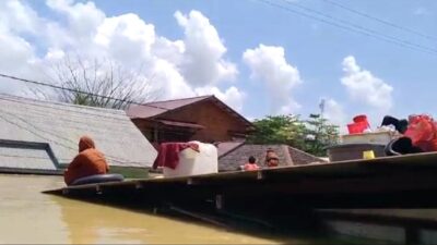 Banjir di Mahakam Ulu Merendam Ratusan Rumah