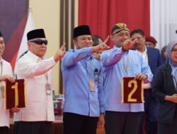 KPU Kaltim Undi Nomor Urut Cagub & Cawagub