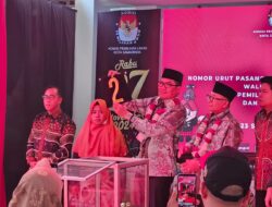 KPUD Samarinda Menetapkan Nomor Urut Cawali-Cawawali